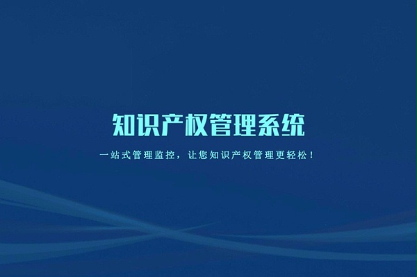 知识产权管理系统-封面