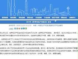 2019年《世界知识产权报告》发布