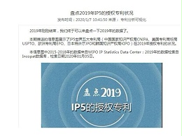 盘点2019年IP5的授权专利状况